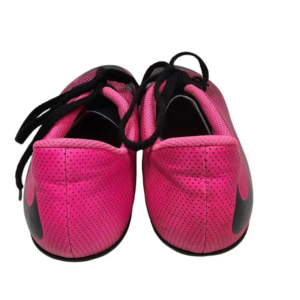 Nike Kids Bravata II FG Pink Blast/Black Soccer Cleats Size 4.5